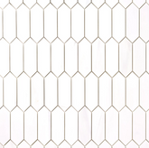 Bianco Dolomite Picket Mosaic Honed  HTC 1 piece